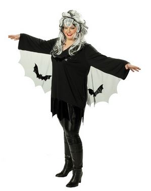 PxP 16348 - Fledermaus Tunika, Halloween Kostüm Gr. 36 - 52