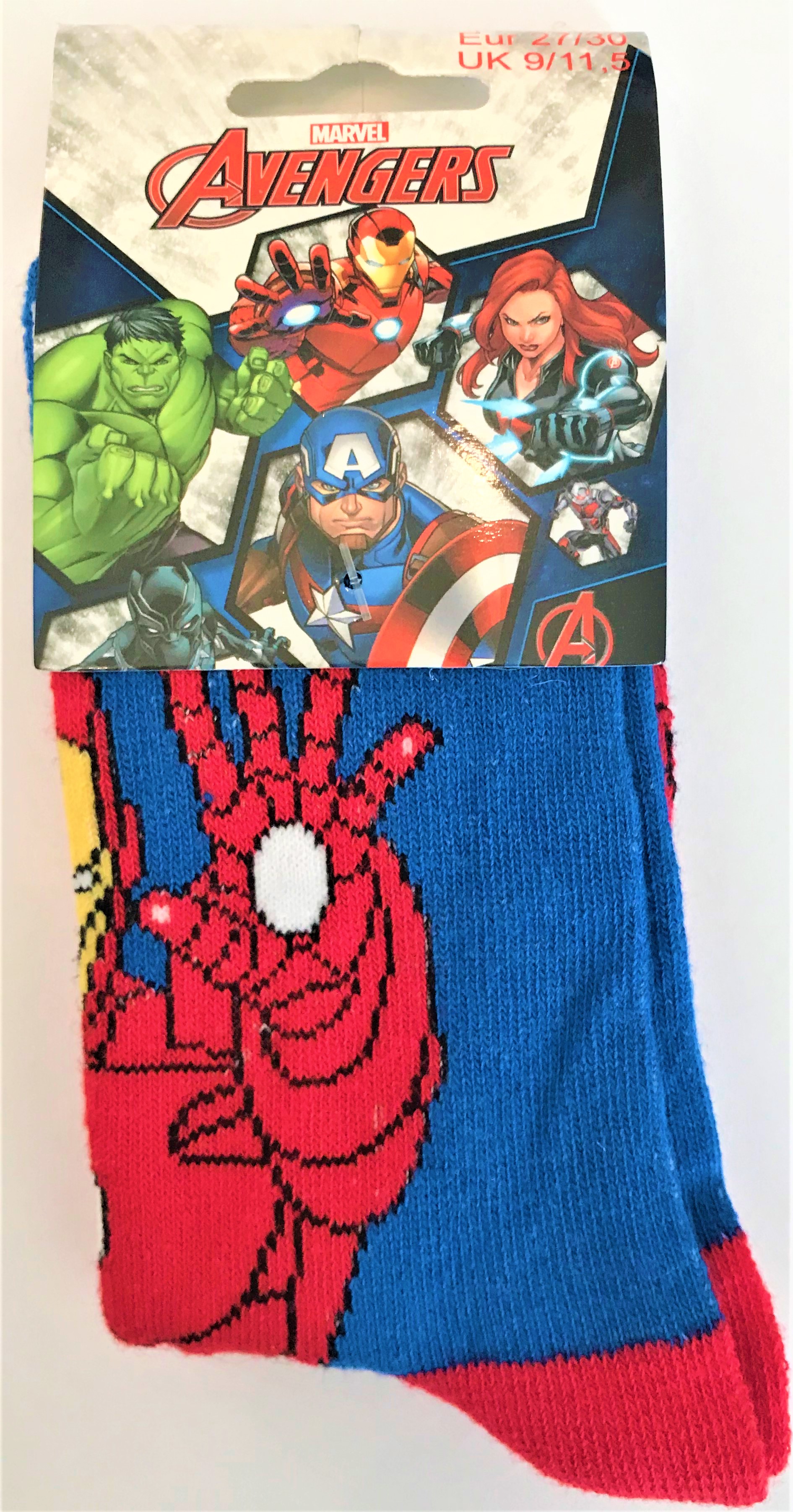 Marvel Avengers Iron Man - blau, Kinder Socken, Strümpfe - Gr. 23/26 - 31/34