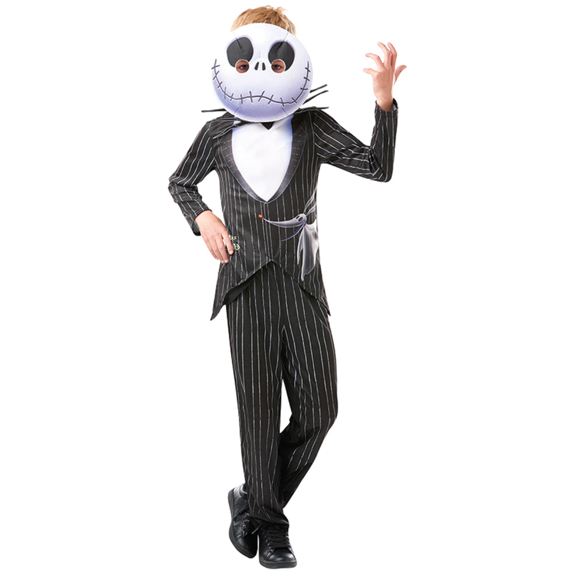 Rubies 300430 - Jack Skellington, Halloween Kinder Kostüm, Nightmare before Christmas, Größen ca. 3 - 10 Jahre