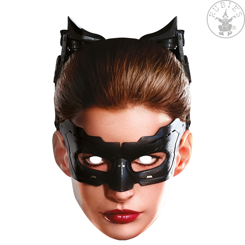 Rubies 336672 - Catwoman, Pappmaske mit 3D Aufdruck