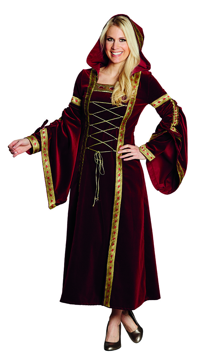 Mottoland 118158 - Lady Marianne, Erwachsenen Kostüm, Burgfräulein Gr. 38 - 52