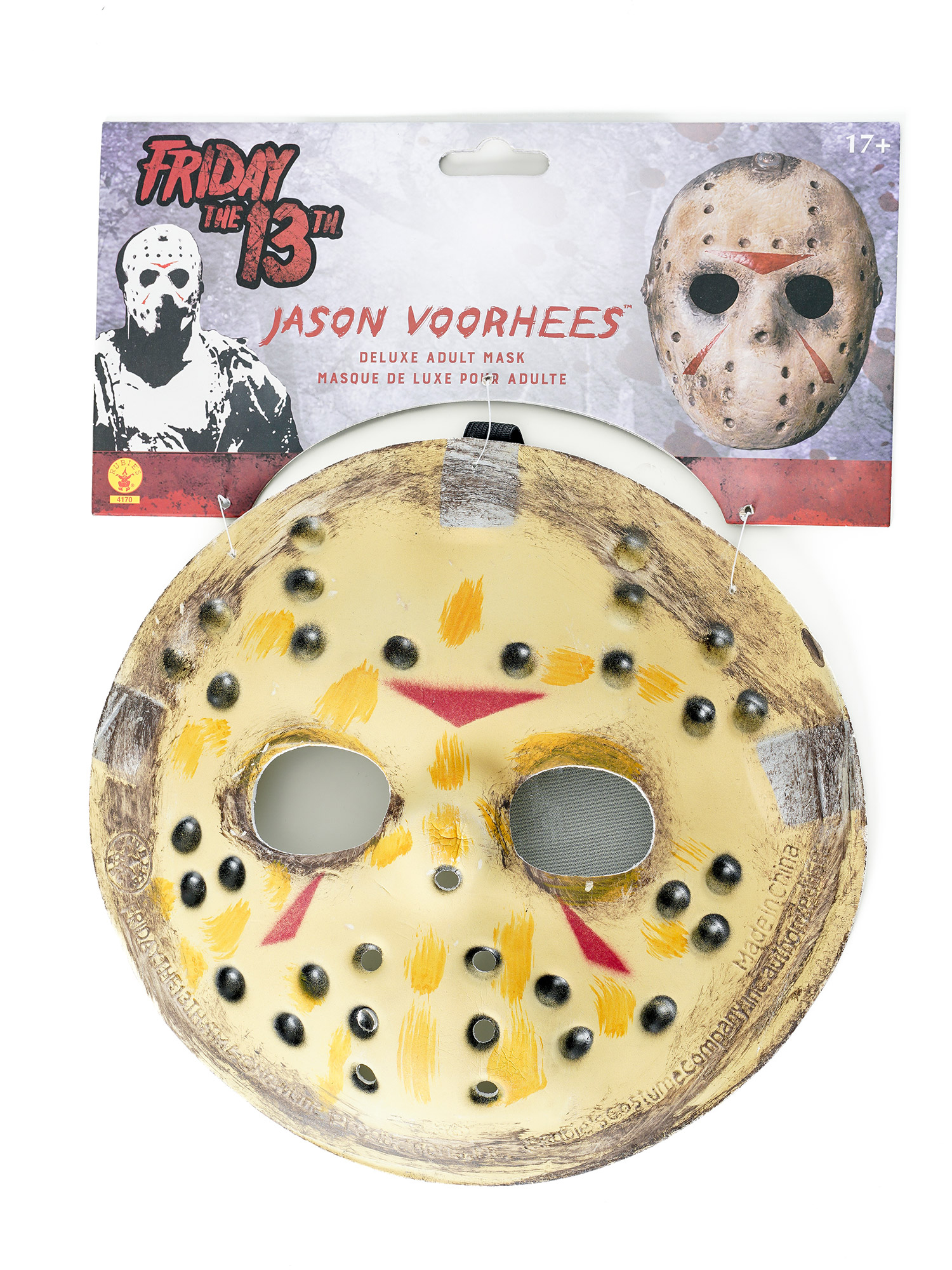 Rubies 4170 - Jason EVA Hockey Maske, Halloween Kostümzubehör, Friday the 13th