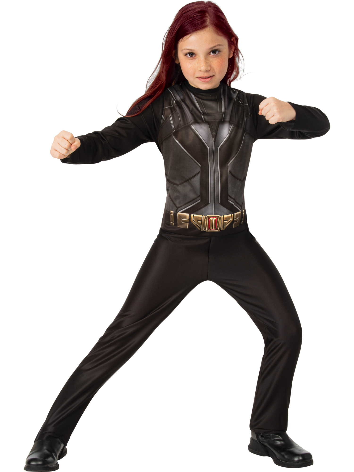 Rubies 702133 - Black Widow Kinder Kostüm,  Größe S - L, 3 - 10 Jahre