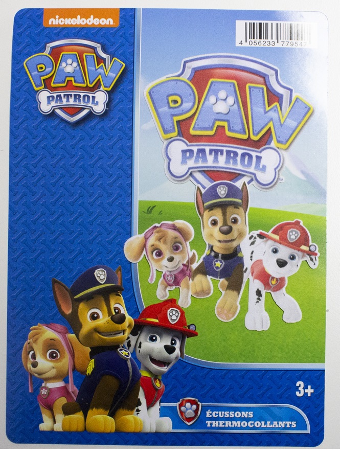 Paw Patrol Bügelbilder - Aufnäher - Patches, 2er SET LOGO und Team