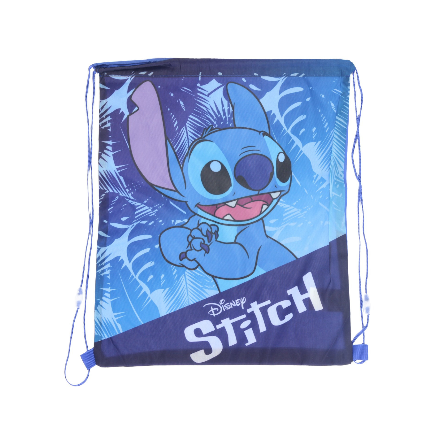 Turnbeutel mit Disney Stitch Aufdruck, Tasche, Gymbag, Sportbeutel, Jugendrucksack mit Kordelzug LIL24-0776 