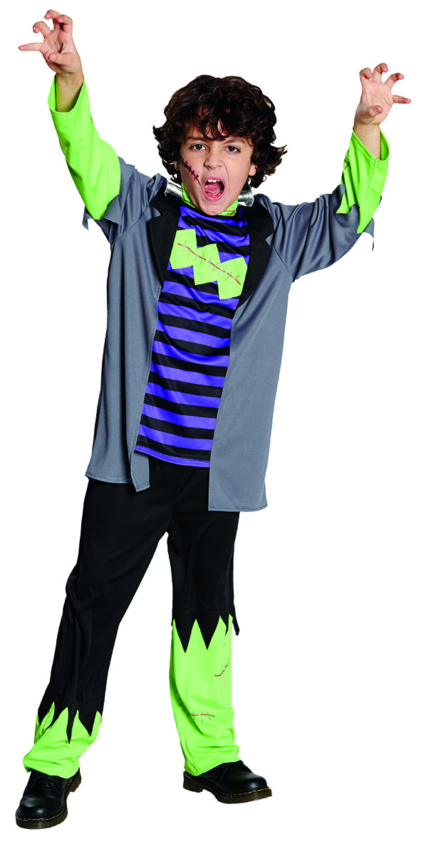 PxP 12927 - Funky Monster, Frankenstein Kinder Kostüm  Gr. 128 -164 Halloween