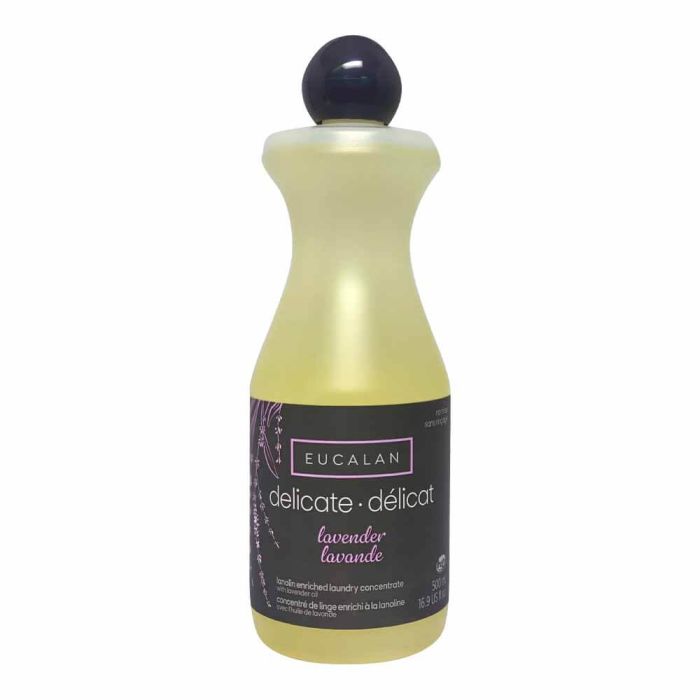 Eucalan pflegendes Feinwaschmittel für Handwäsche, 500 ml - Eukalyptus, Jasmin, Lavendel, Geruchlos, Grapefruit