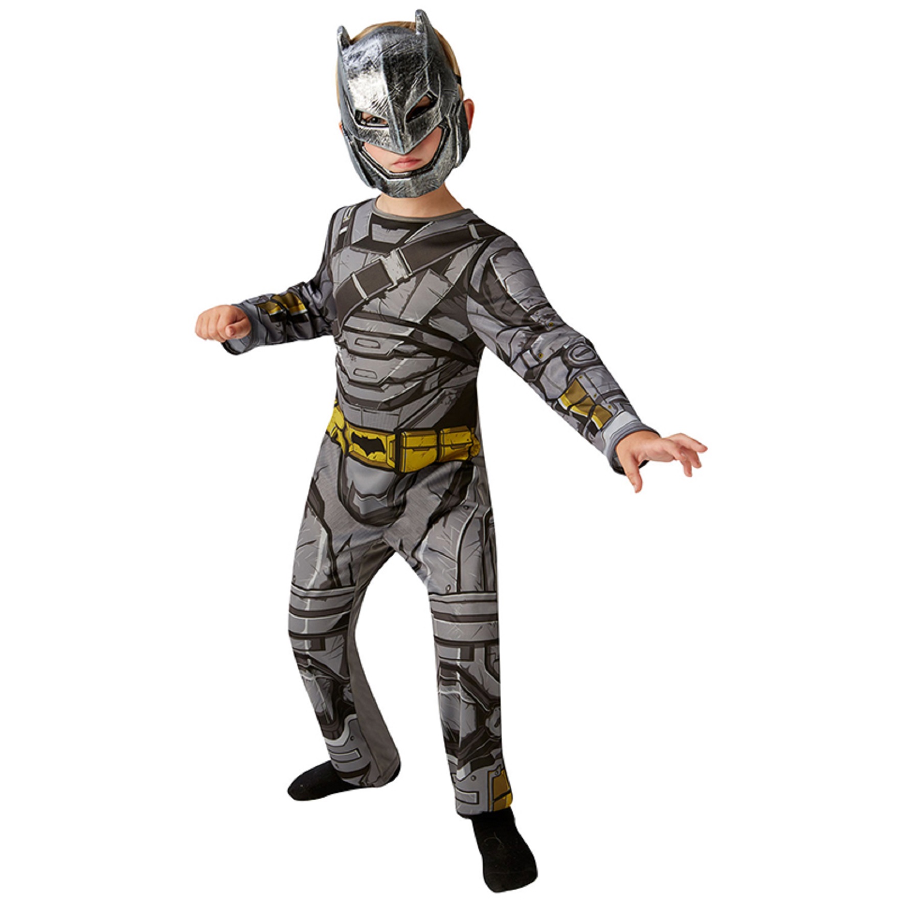 Rubies 3620424 Batman Rüstung Kinder Kostüm, DC Dawn of Justice,  ca. 3 -10 Jahre