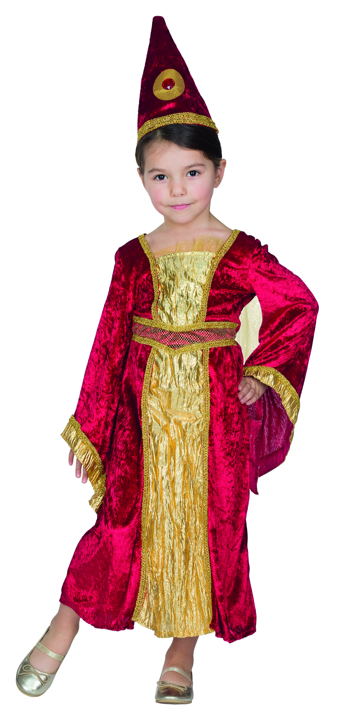 PxP 116238 - Burgfräulein Cecilia, Kinder Kostüm, Gr. 116 - 152