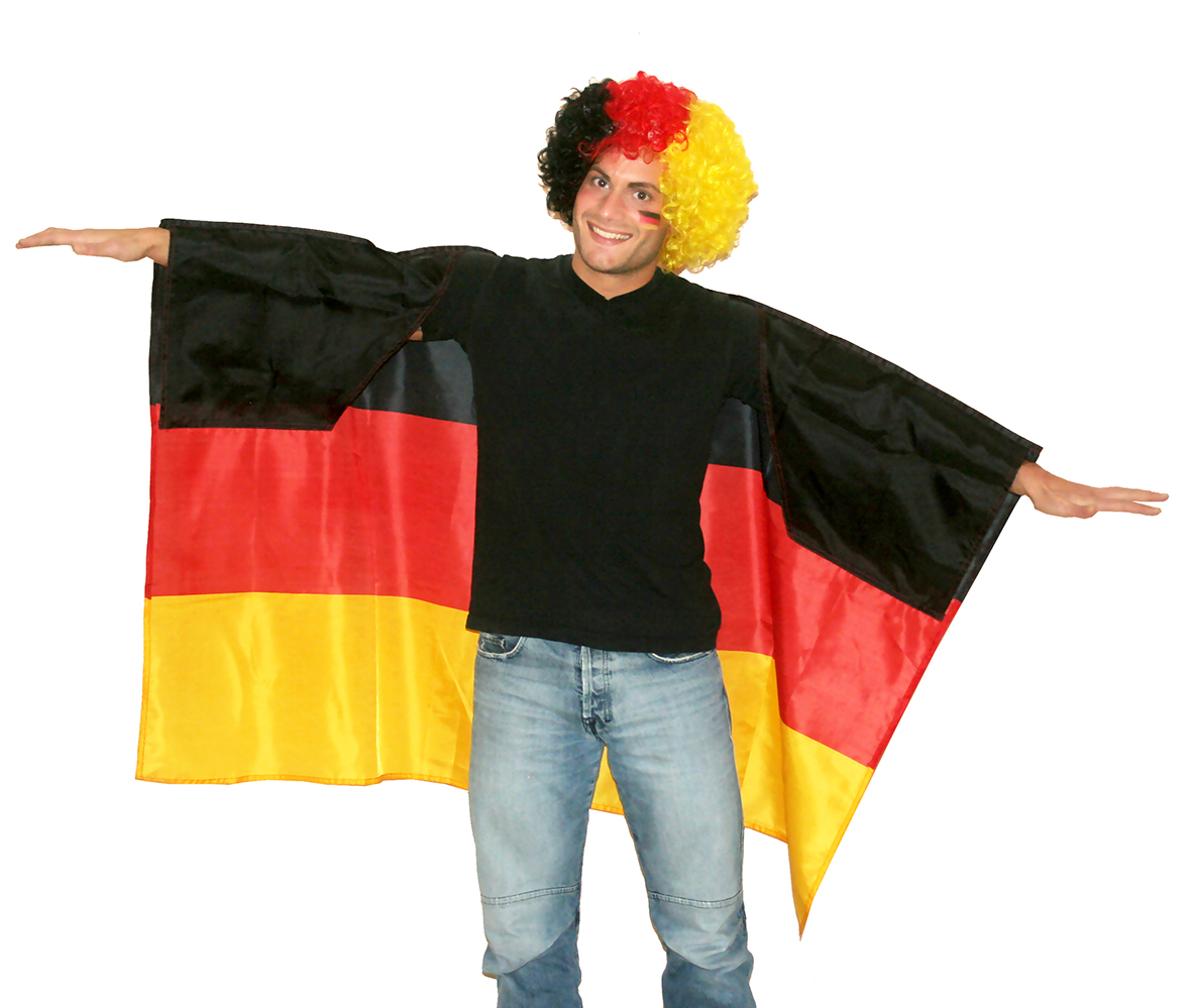 Rubies 6190417 - Poncho Germany - WM EM Deutschland Fan