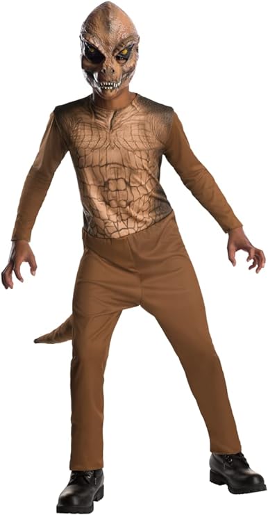 Rubies 301392 T-Rex Kinder Classic Kostüm, Gr. 3 - 10 Jahre, Jurassic World Dinosaurier
