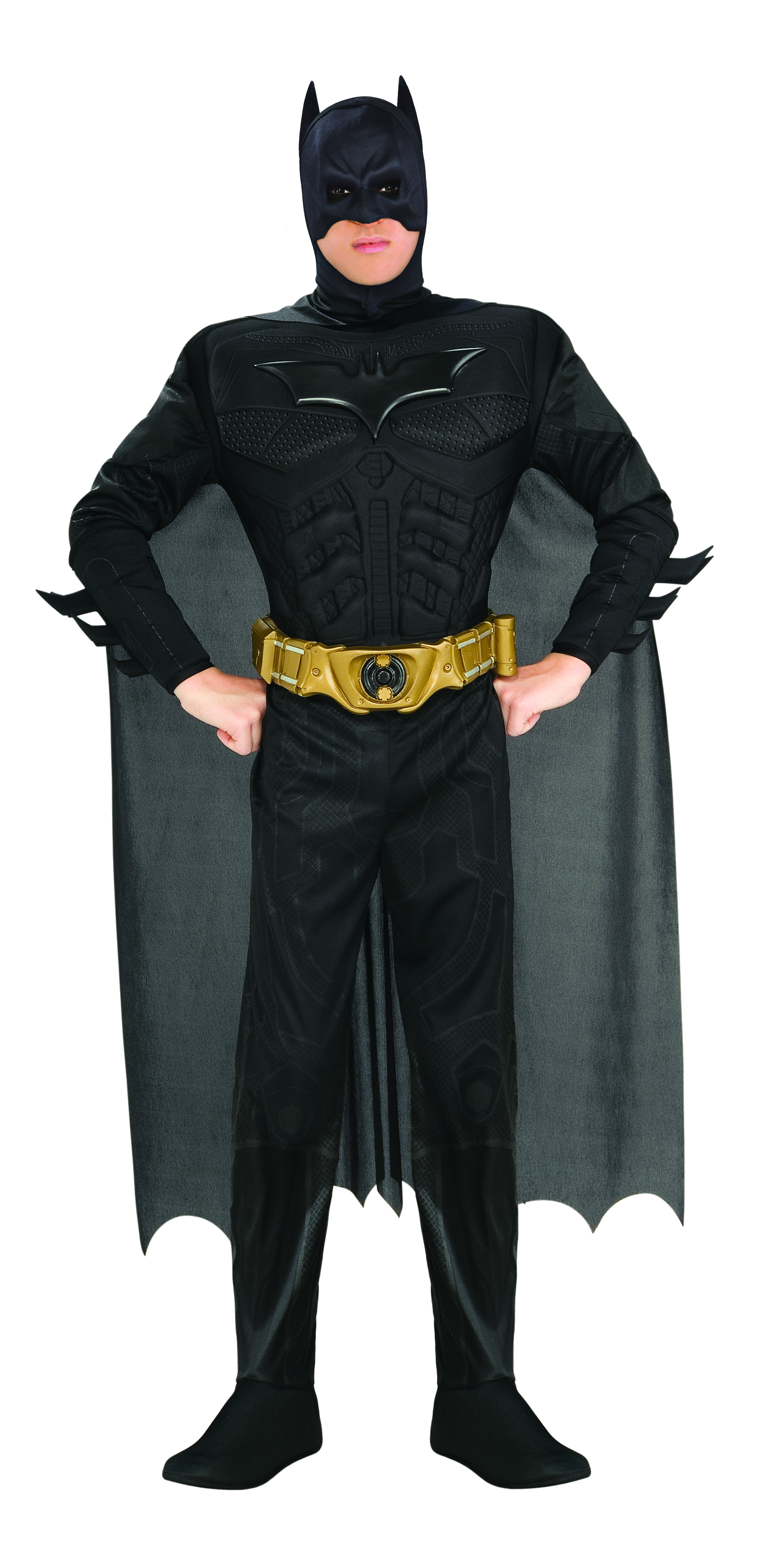 Rubies 3880671 - Batman Kostüm DELUXE für Erwachsene - Gr. M L XL - Karneval Halloween