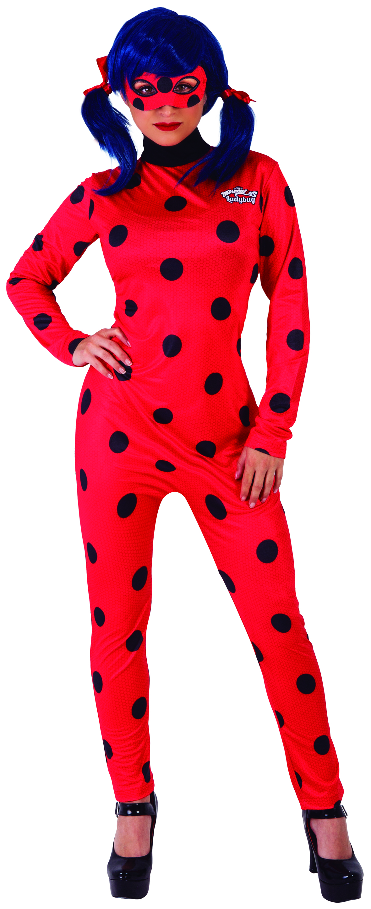Rubies 3300258 - Miraculous Ladybug - Adult Kostüm, Gr. S, M, L - Marienkäfer