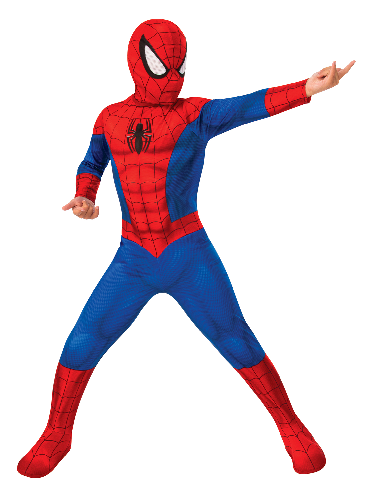 Rubies 702072 Spider-Man Kinder Classic Kostüm, Gr. S - L, Marvel