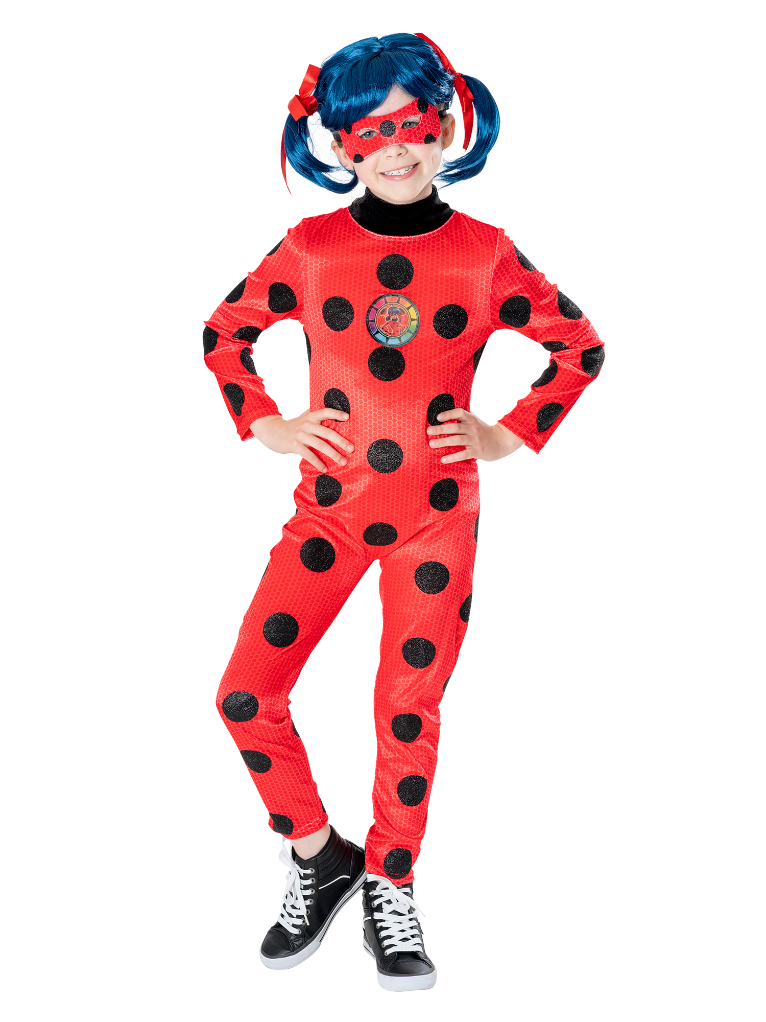 Rubies 301505 Miraculous Ladybug Kinder Premium Kostüm, Gr. S - L