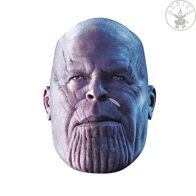 Rubies Infinity War Card Mask - Pappmaske, Iron Man Groot Panther Thanos Spider