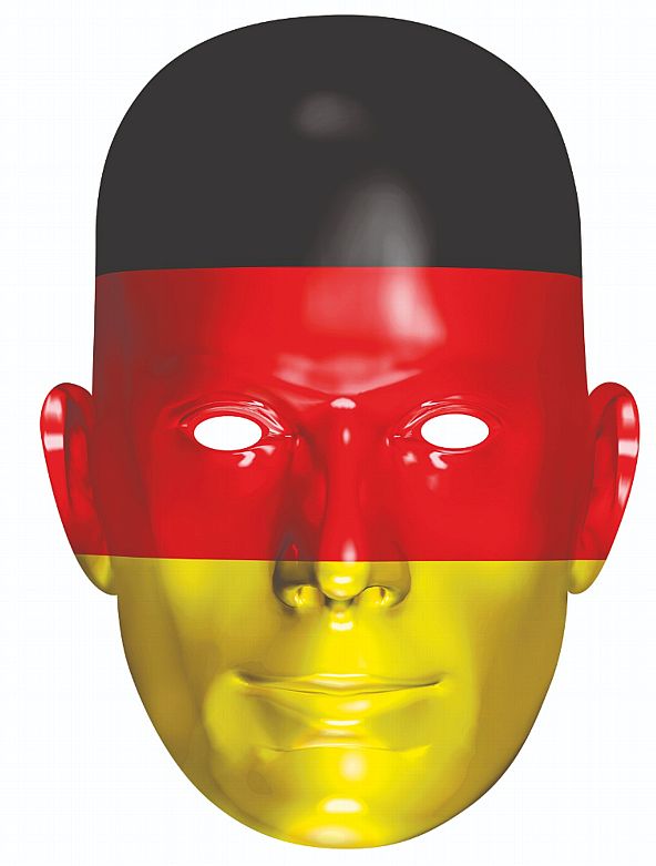 Rubies 6240421 - Germany Fan, Maske aus Pappe