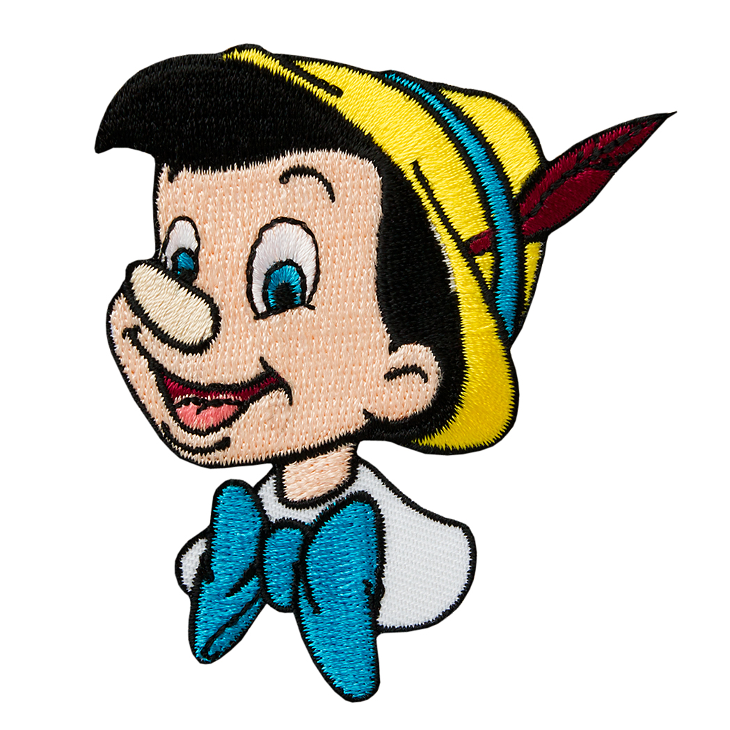 Mono Quick 16049 Pinocchio Kopf Applikation, Bügelbild Aufnäher Disney Klassiker