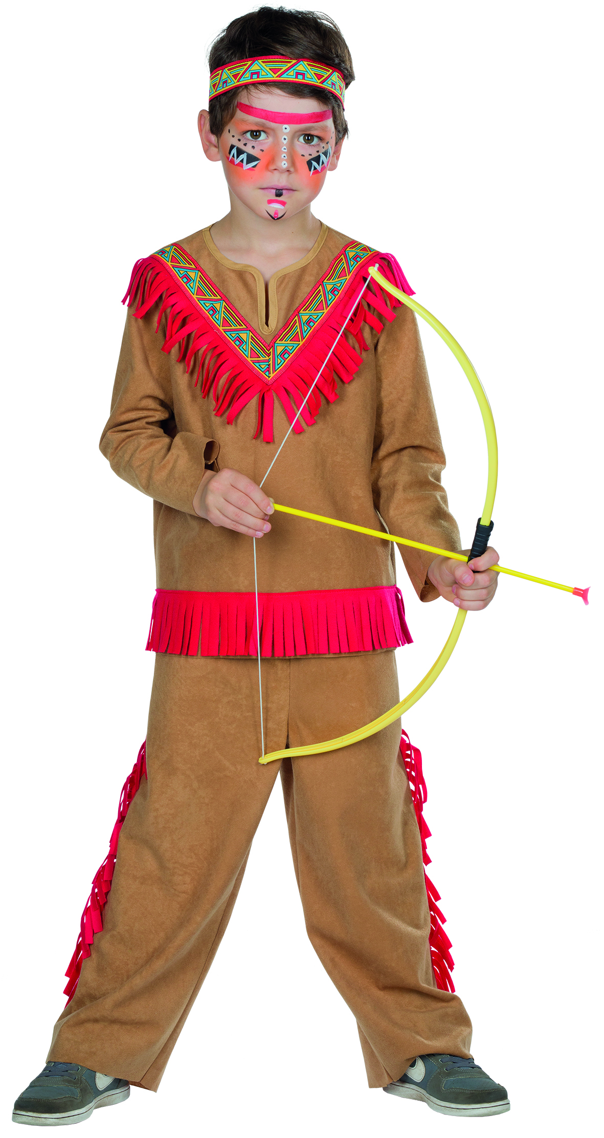 Mottoland 116283 - Indianer Kostüm - Indianerjunge  Gr. 116 - 152